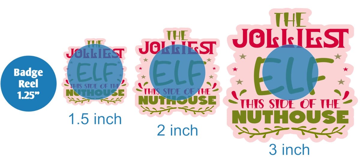 Jolliest Elf - Acrylic Shape #1090