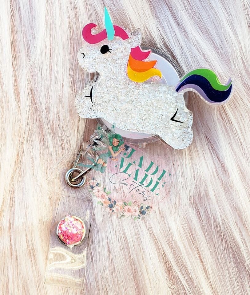Jumping Unicorn - Acrylic Shape #481