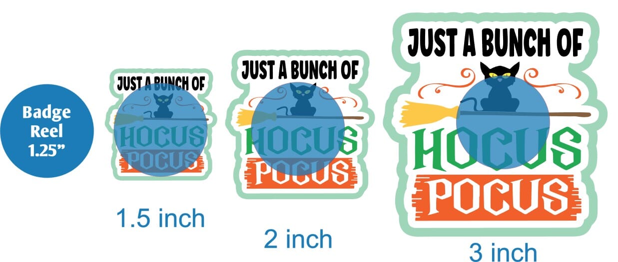 Just A Bunch of Hocus Pocus - Acrylic Shape #2204