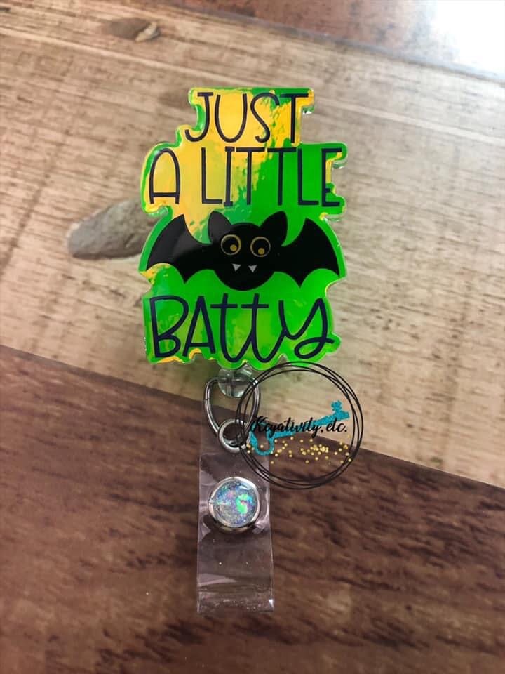 Just A Little Batty - Acrylic Shape #789