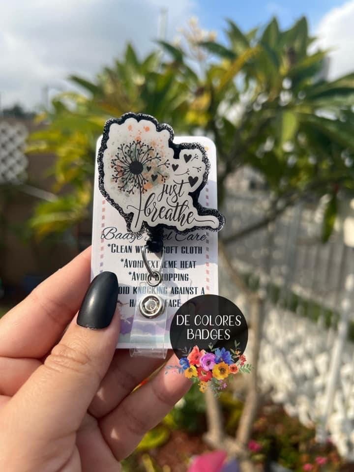 Just Breathe - DECAL AND ACRYLIC SHAPE #DA0054