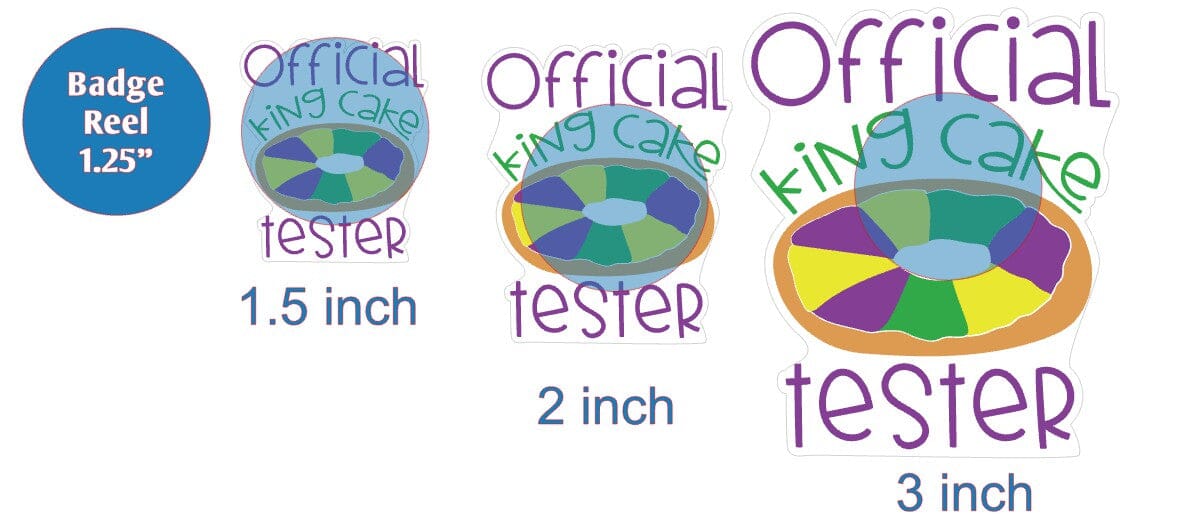 King Cake Tester - Acrylic Shape #488