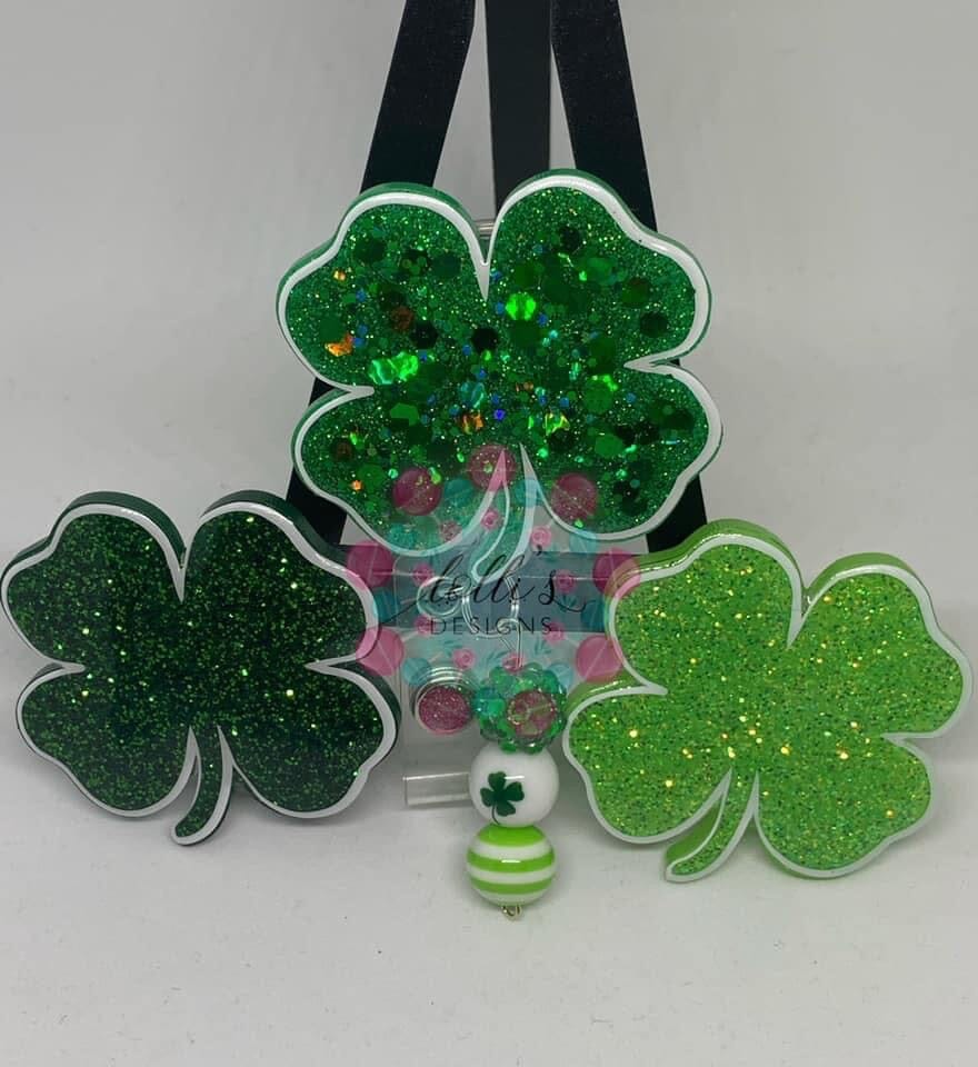 Kissed Shamrock - Acrylic Shape #345