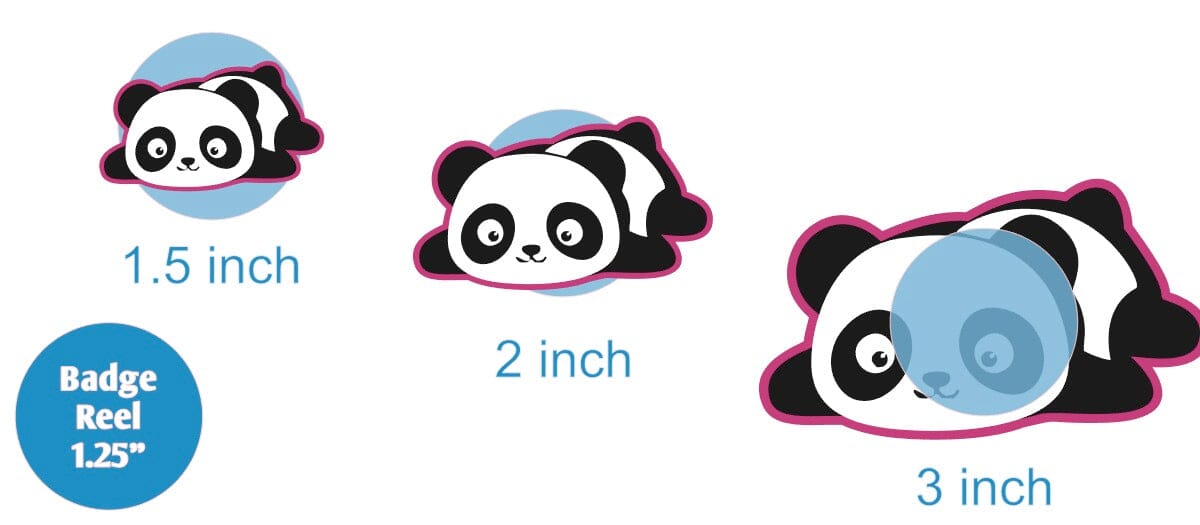 Lazy Panda - Acrylic Shape #817