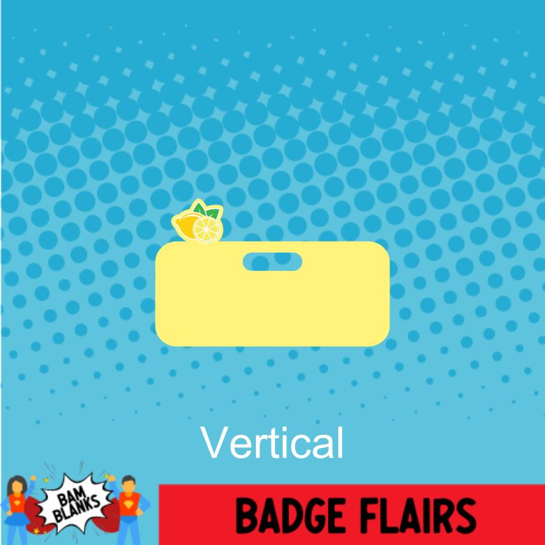 Lemon - BADGE FLAIR DECAL AND ACRYLIC #BF0013