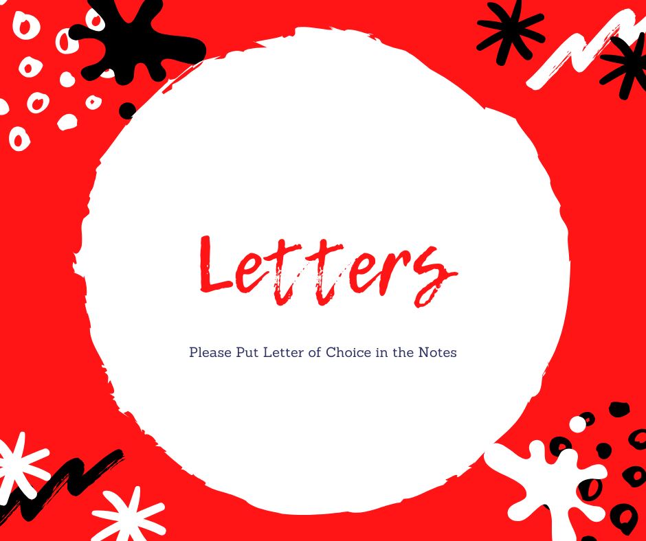 Letters Style 3 - Acrylic Shape #716