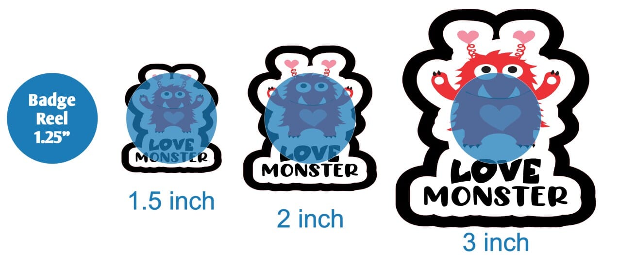 Love Monster - DECAL AND ACRYLIC SHAPE #DA01559