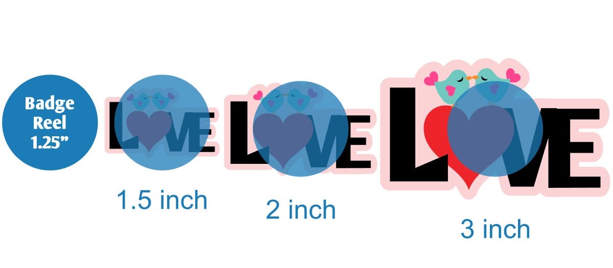 Love with Lovebirds - Acrylic Shape #1118