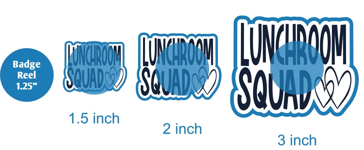 Lunchroom Squad - DECAL AND ACRYLIC SHAPE #DA0367