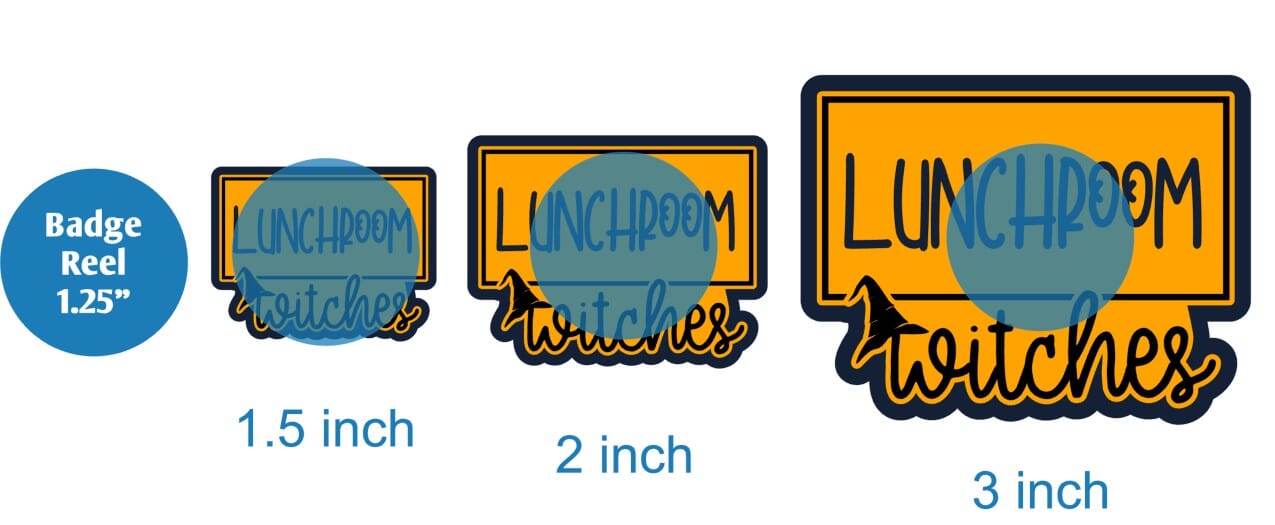 Lunchroom Witches - DECAL AND ACRYLIC SHAPE #DA0368