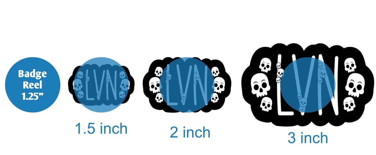 LVN Skulls - Acrylic Shape #1604