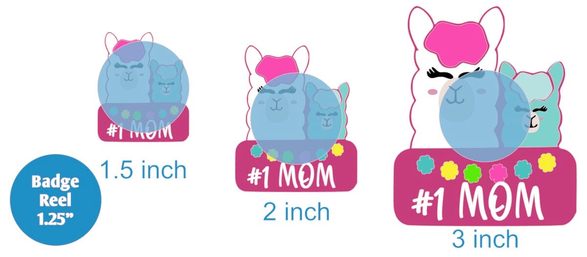 Mama Llama - Acrylic Shape #1401