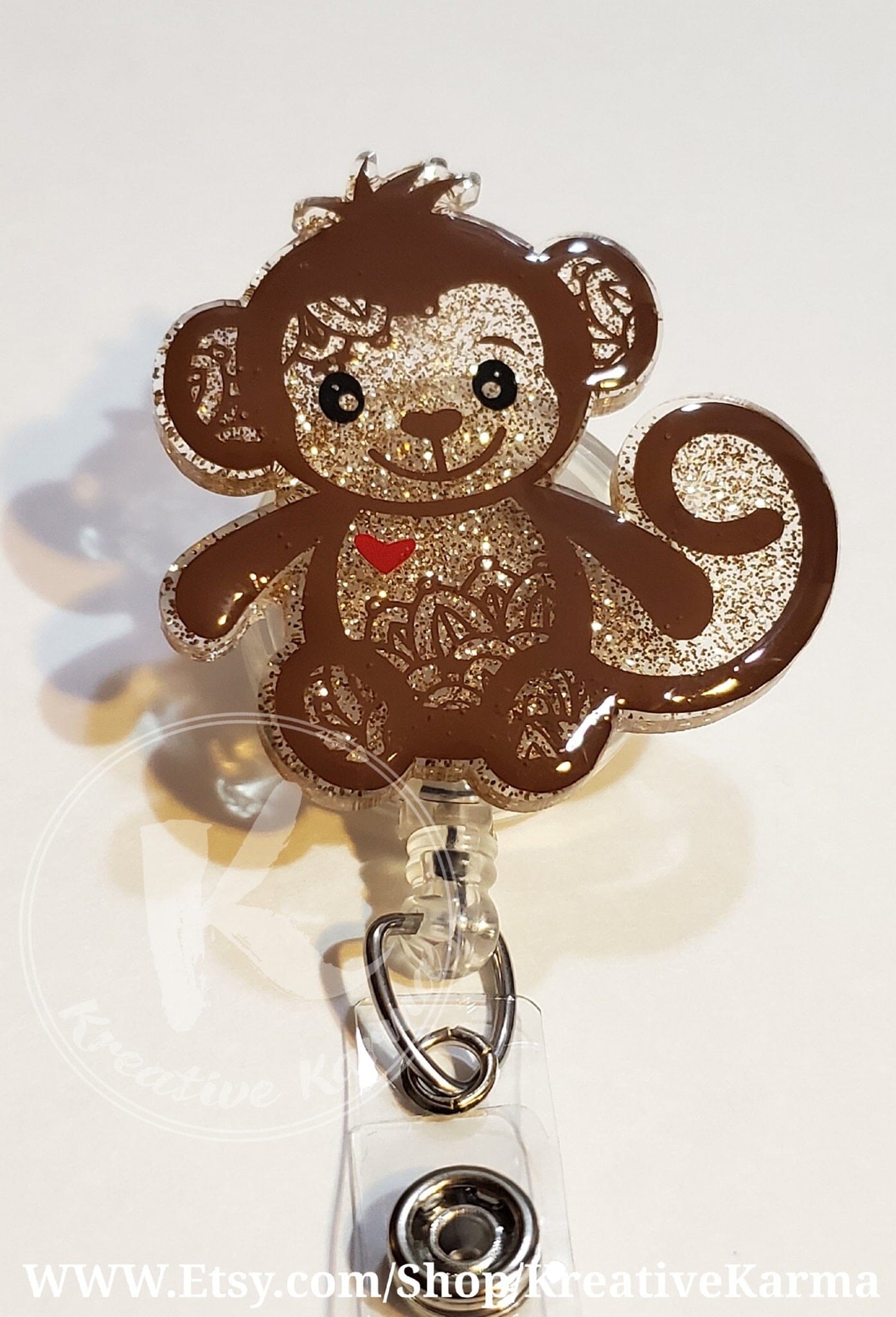 Mandala Monkey - Acrylic Shape #545