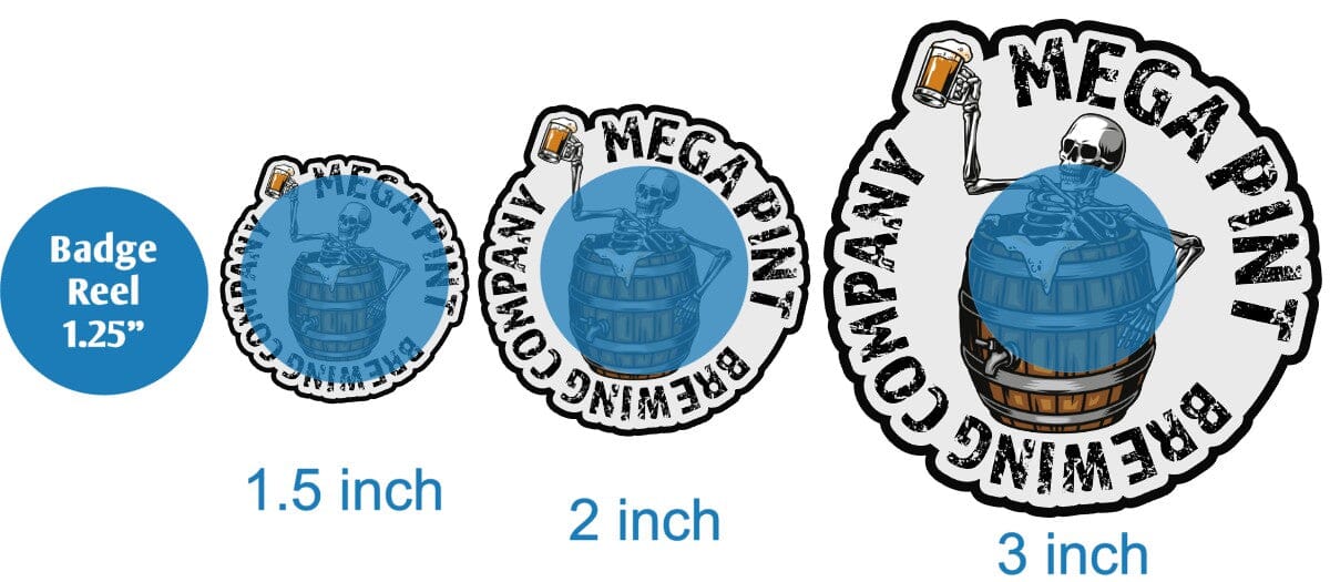 Mega Pint Brewing Co - DECAL AND ACRYLIC SHAPE #DA0041