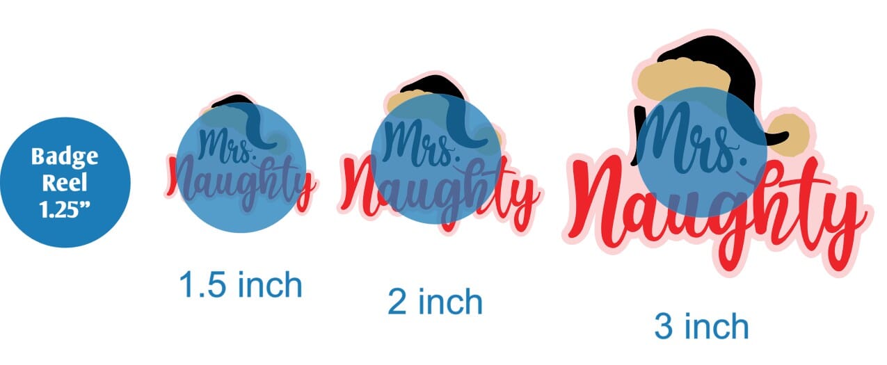 Mrs Naughty - Acrylic Shape #1092