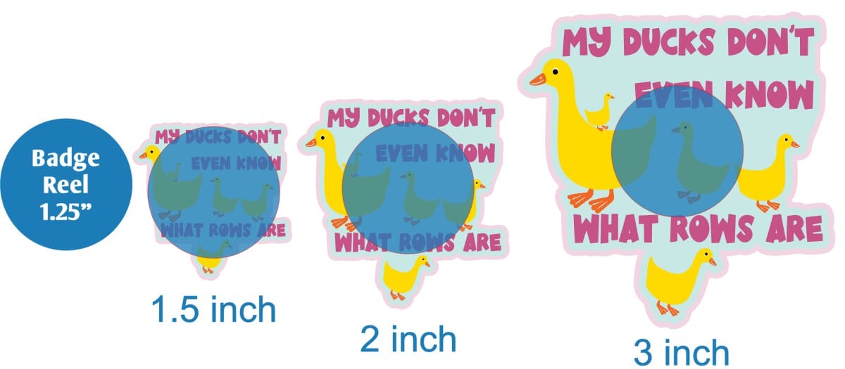 My Ducks Dont Even Know - Acrylic Shape #2031