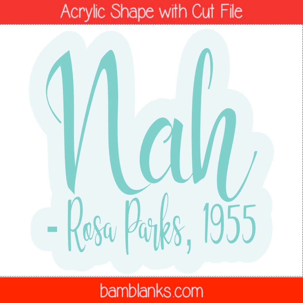 Nah - Acrylic Shape #1581