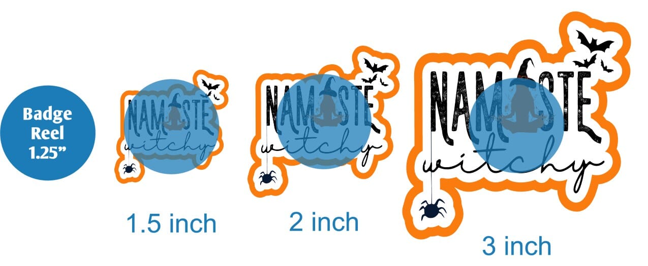 Namaste Witchy - DECAL AND ACRYLIC SHAPE #DA0221