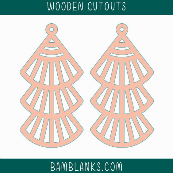 Nederland Earrings Wood Blanks #W038
