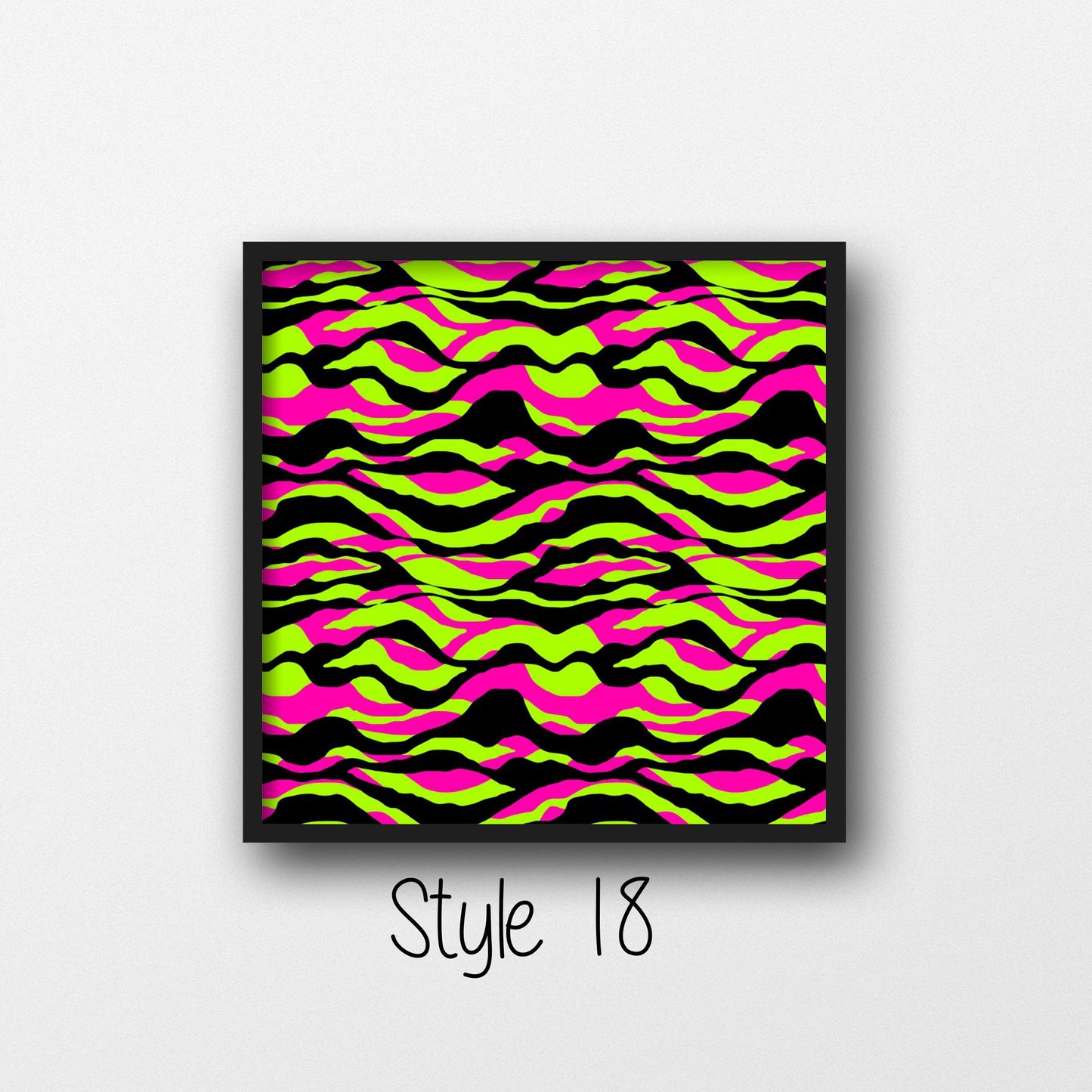 Neon Safari - Pattern Vinyl #V0005