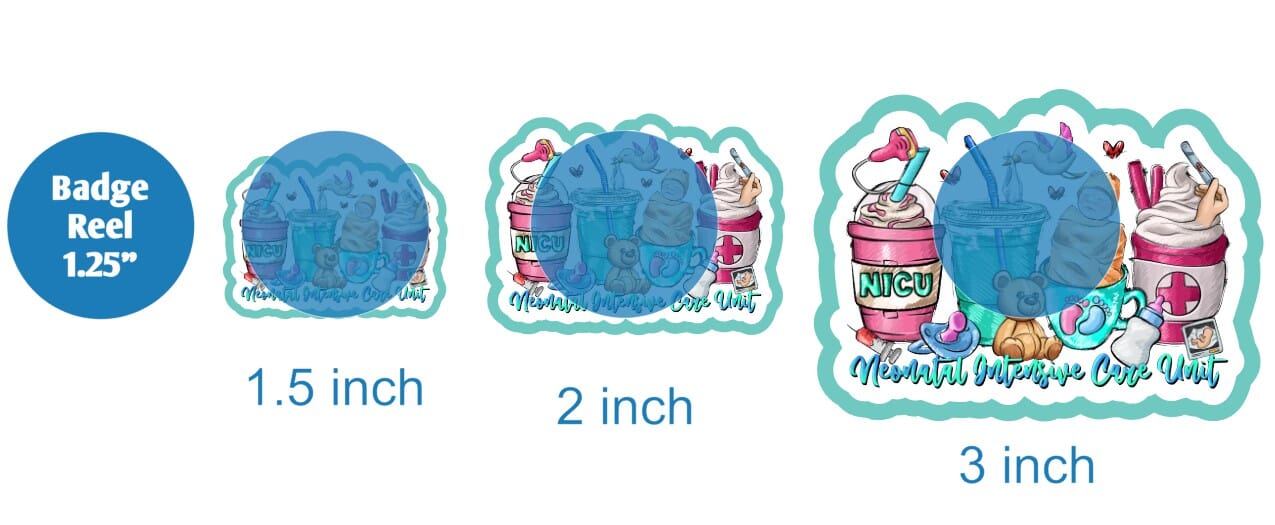 NICU Coffee Cups - DECAL AND ACRYLIC SHAPE #DA01505