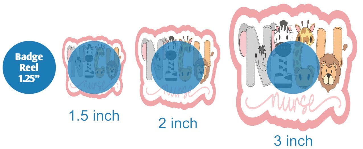 NICU Nurse Animals - DECAL AND ACRYLIC SHAPE #DA01517