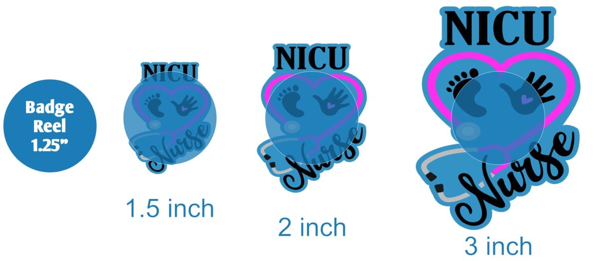 NICU Nurse with Stethoscope - Acrylic Shape #108