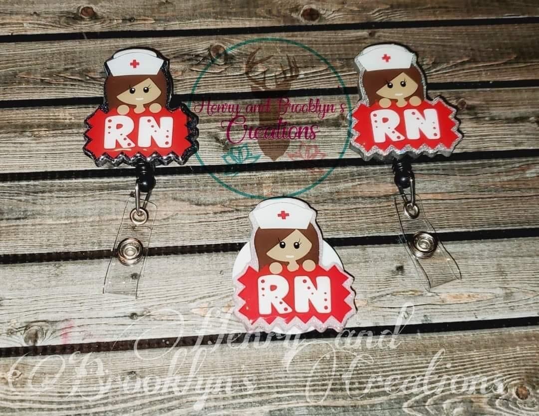 Nurse Holding Sign - Acrylic Shape #688