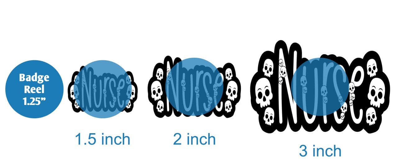 Nurse Skulls - Acrylic Shape #1605