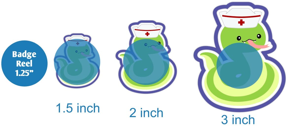 Nurse Snake - DECAL AND ACRYLIC SHAPE #DA01294