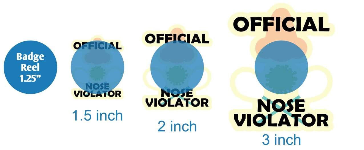 Official Nose Violator - Acrylic Shape #1158