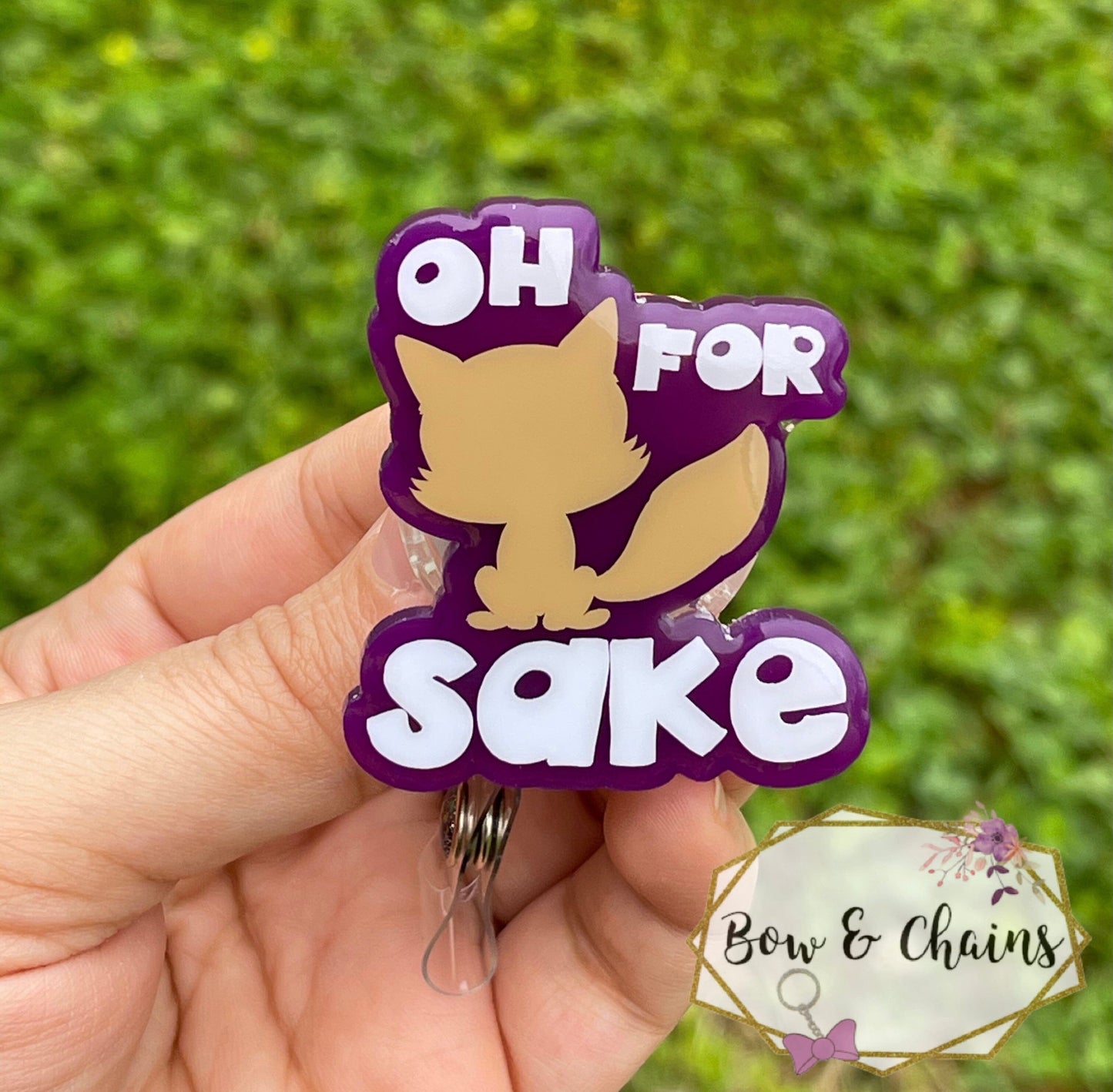 Oh For Fox Sake - Acrylic Shape #1058