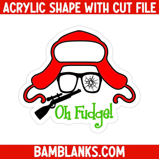 Oh Fudge! - Acrylic Shape #615