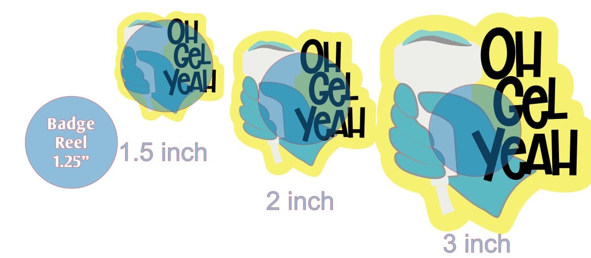 Oh Gel Yeah - Acrylic Shape #1370