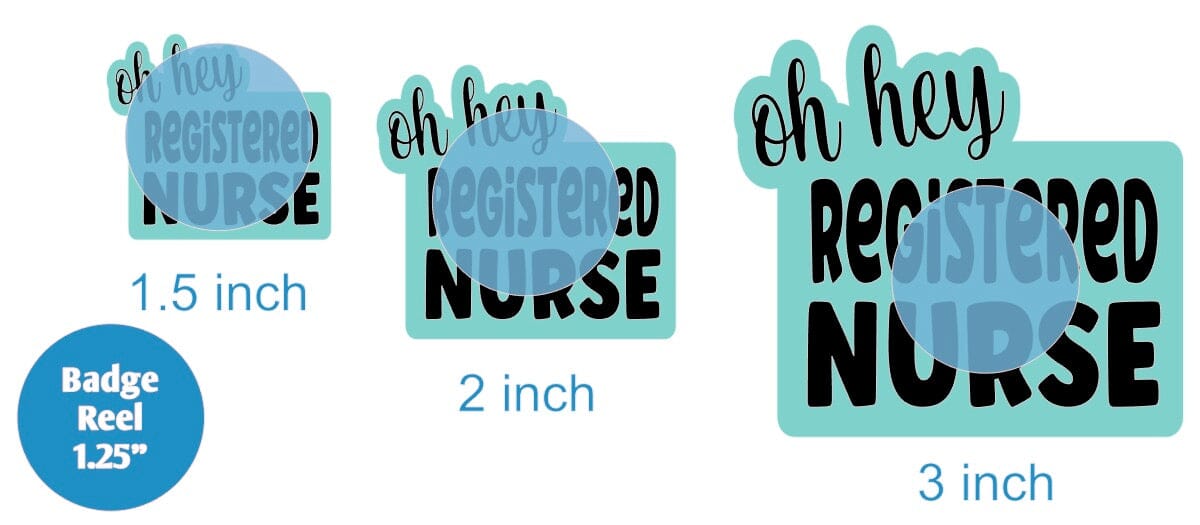 Oh Hey Registered Nurse - Acrylic Shape #1830