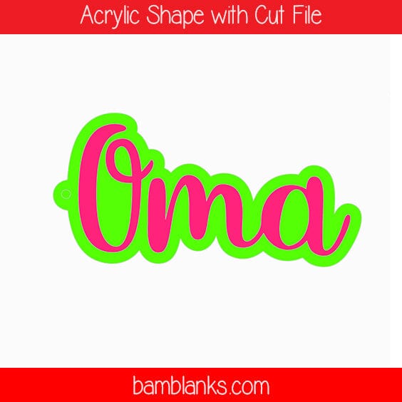 Oma - Acrylic Shape #670