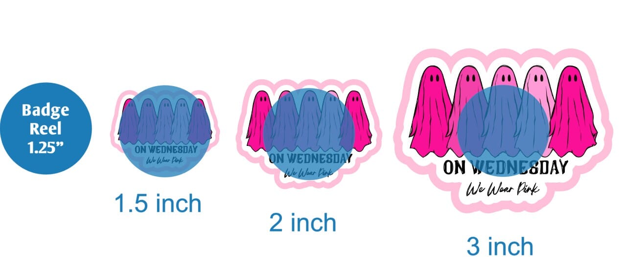 On Wednesday We Wear Pink - DECAL AND ACRYLIC SHAPE #DA01323
