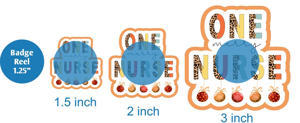 One Merry Nurse - DECAL AND ACRYLIC SHAPE #DA0438