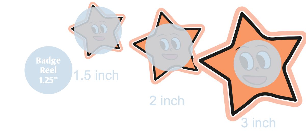 Orange Star - DECAL AND ACRYLIC SHAPE #DA01200