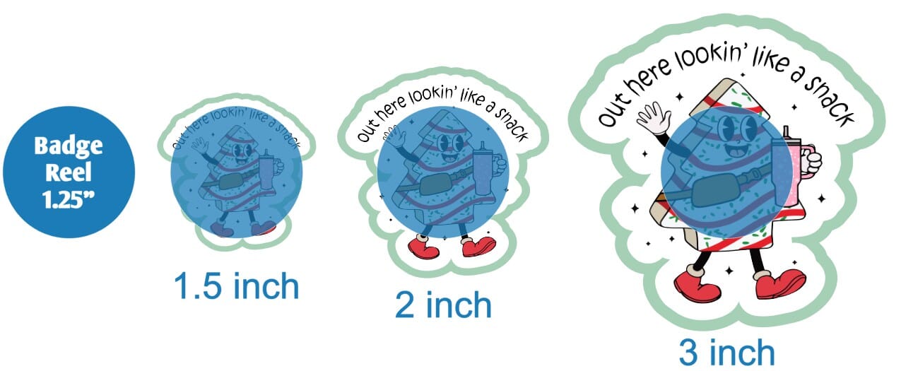 Out Here Lookin Like A Snack - DECAL AND ACRYLIC SHAPE #DA01567