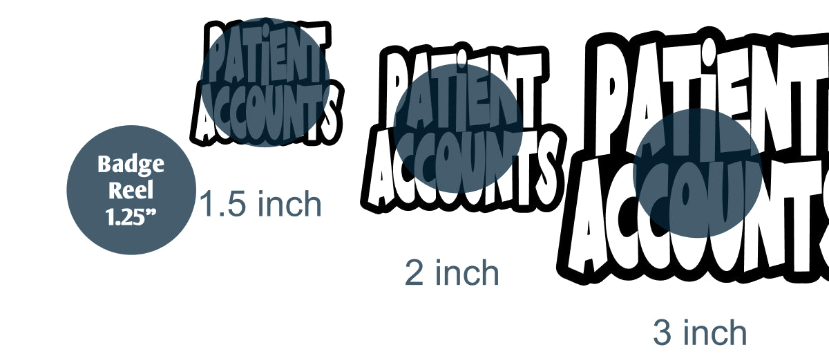 Patient Accounts - Acrylic Shape #2434