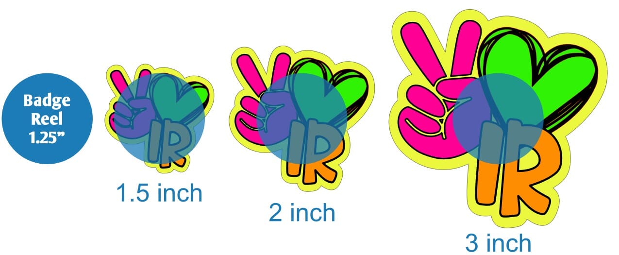 Peace Love IR - Acrylic Shape #1148