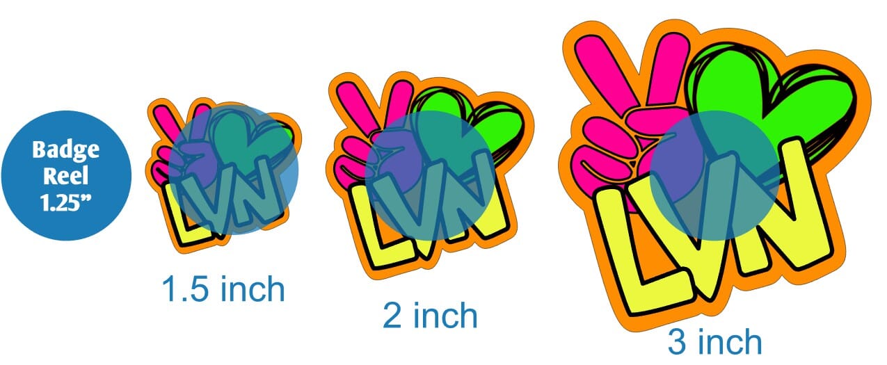 Peace Love LVN - Acrylic Shape #1150