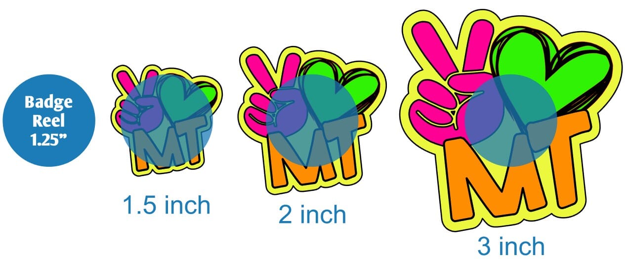 Peace Love MT - Acrylic Shape #1151