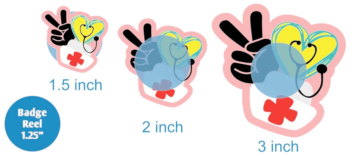 Peace Love Nursing - Acrylic Shape #1596