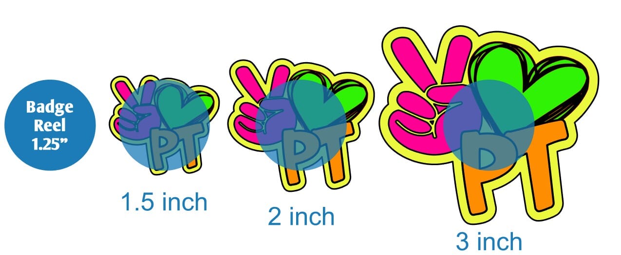 Peace Love PT - Acrylic Shape #1153