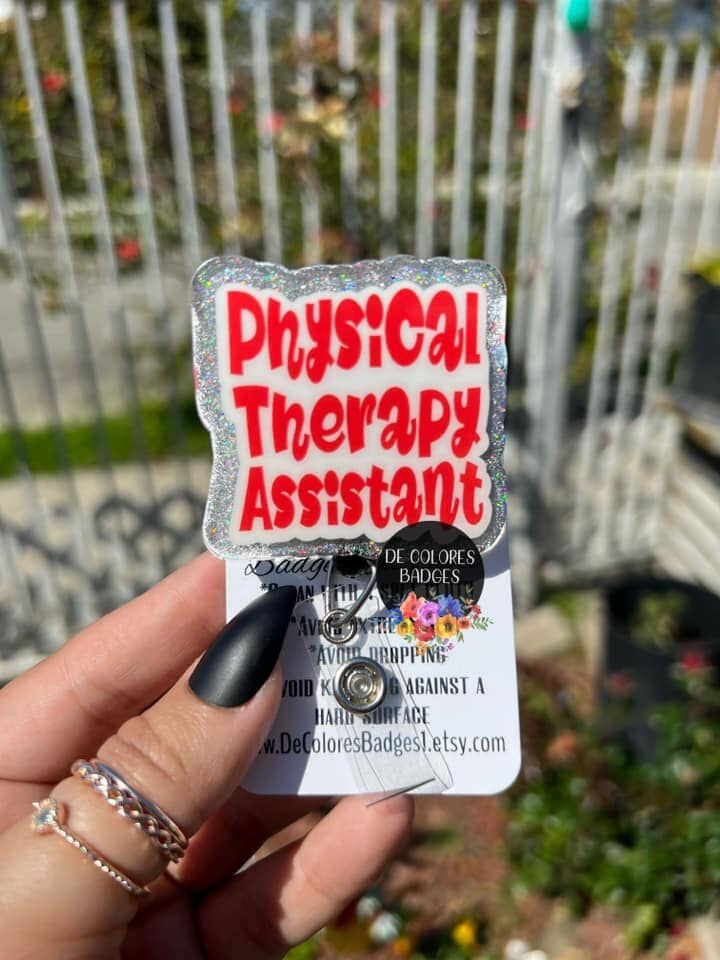 Physical Therapy Assistant - DECAL AND ACRYLIC SHAPE #DA0121