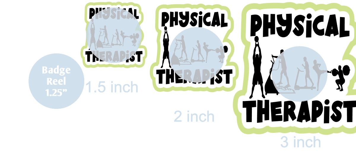 Physical Therapy Silhouette - Acrylic Shape #2431