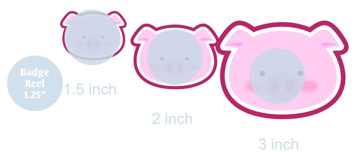 Pig Face - DECAL AND ACRYLIC SHAPE #DA0134