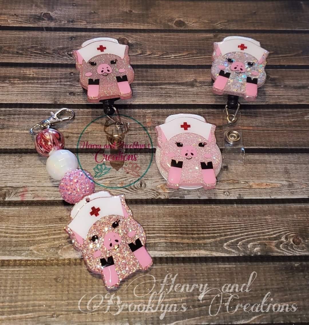 Piggie Nurse - Acrylic Shape #441